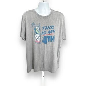 New Lucky Brand Venice Burnout Gray Graphic T-shirt This is my 4th Men's Large